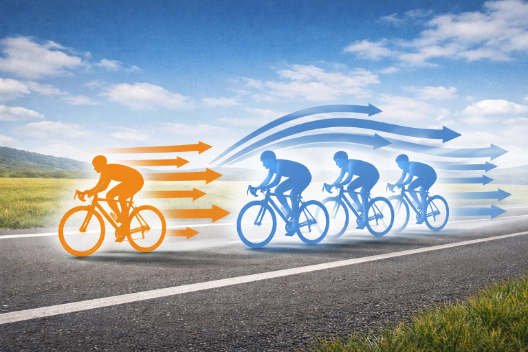 Windschatten Radsport