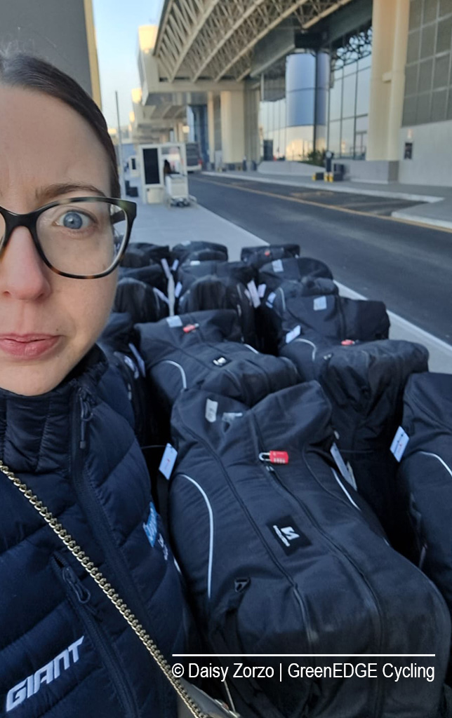 Logistik im Radsport Daisy Zorzo