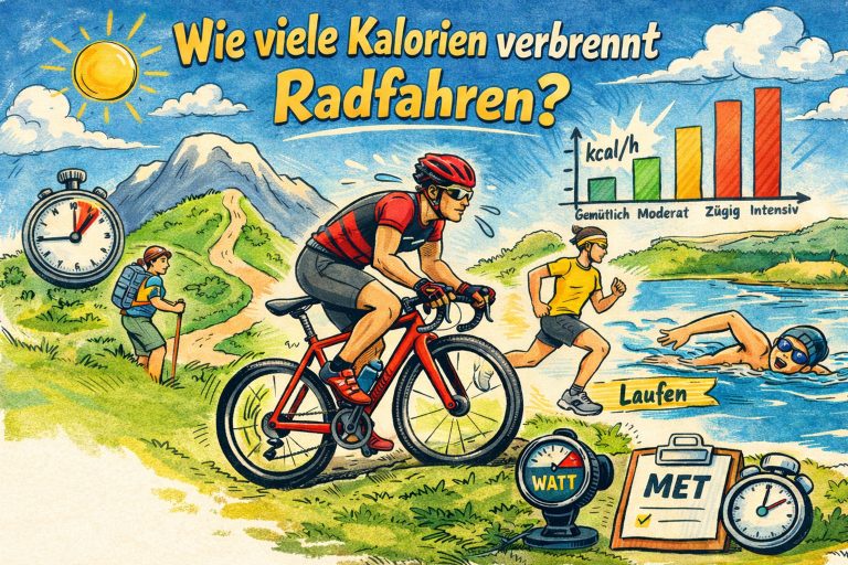 Wie viele Kalorien verbrennt Radfahren